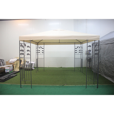 Park Leisure Double Top Gazebo 3*3m com estrutura de aço revestida com PA e tecido de poliéster