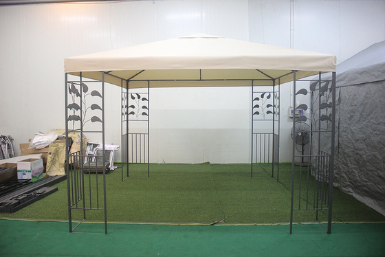 Park Leisure Double Top Gazebo 3*3m com estrutura de aço revestida com PA e tecido de poliéster