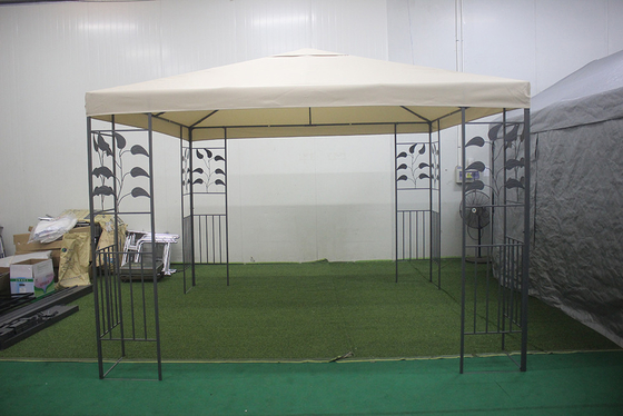 Park Leisure Double Top Gazebo 3*3m com estrutura de aço revestida com PA e tecido de poliéster