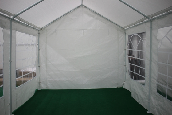 Carport externo 3X6M Churrasco de jardim com porta e janelas Madeira tratada sob pressão natural