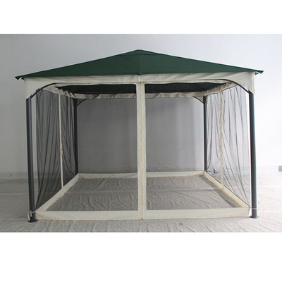 3.5*3.5*2.75M Galpão exterior de ferro com tubo de aço e revestimento de poliéster durável