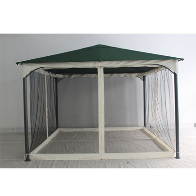 Tenda de acampamento dobrada com estrutura de aço de tipo metálico para jardim e pátio externo