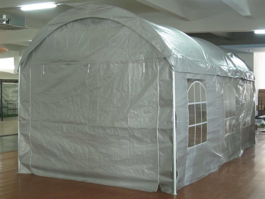 Quadro de aço à prova d'água Cúpula Tenda de armazenamento Shelter Carport Canopy para o exterior 300 * 600cm