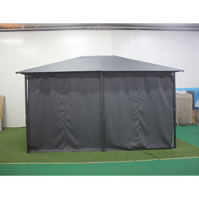 Tenda de atividades de gazebo de jardim ao ar livre com estrutura dobrável e guarda-chuva