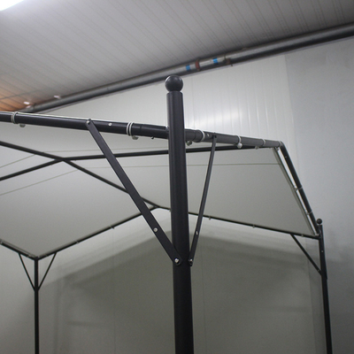 Fácil de montar Pergola de jardim Metal lazer Eco-friendly Gazebo ao ar livre 3,5*3,5*2,7m