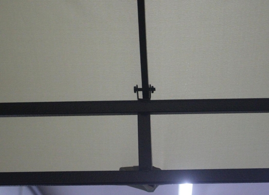 3x3x2.7M aço exterior Gazebo com dois topos para pátio canopy festa santuário ao ar livre