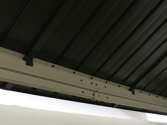 3X3X2.75M Metal Pergola Galpão exterior para utensílios de jardim com ponte de pergolas