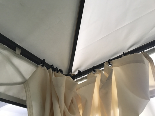 Canopy e estruturas de jardim ao ar livre 3X3X2.75M Gazebo com construção de rede