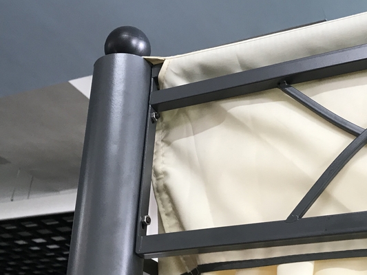 Canopy e estruturas de jardim ao ar livre 3X3X2.75M Gazebo com construção de rede