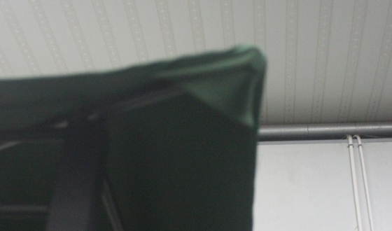 Área de abrigo para gazebo ao ar livre 3X3X2.6M com estrutura de metal de montagem fácil e paredes laterais