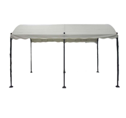 PVC 3x4x2.75M Ferro curvo Galpões ao ar livre Arcos Arcos Ponte Pergolas Para jardim