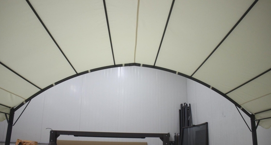 PVC 3x4x2.75M Ferro curvo Galpões ao ar livre Arcos Arcos Ponte Pergolas Para jardim