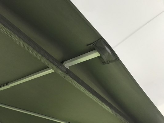 Tenda de gazebo de alumínio com paredes laterais de poliéster 3X3X2.57M para proteção impermeável