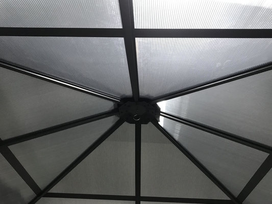 Água Protegida Alu Portátil Gazebo Tenda PC Board Outdoor Gazebo Canopy Shelter 3X3X2.6M