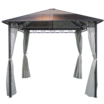 Jardim/exterior meio ferro e meio Al PC Gazebo com estrutura de árvores