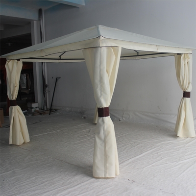 Tenda de jardim à prova d'água ao ar livre Pergola com vigas sobressalentes com estrutura de aço forte