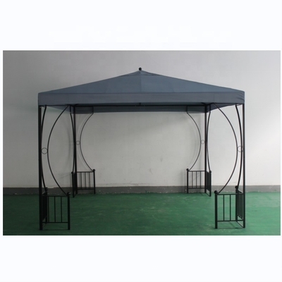 Estrutura de aço revestimento em pó arcos de jardim dossel tenda de pergola tela para espaços externos