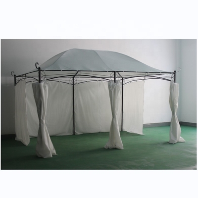 Capa de jardim de madeira e abeto de hemlock Pergola Tenda de tela com moldura resistente à ferrugem