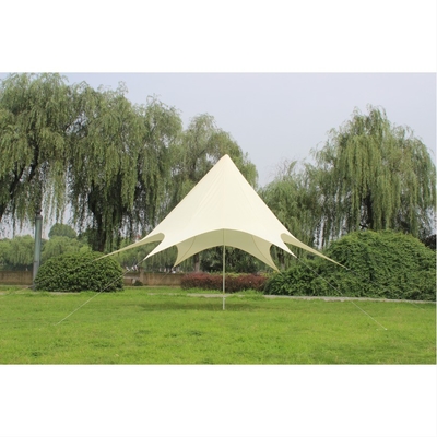 Tenda de estrela exterior personalizada revestida com pó para sombra de praia Canopy of Heavens Pavilion