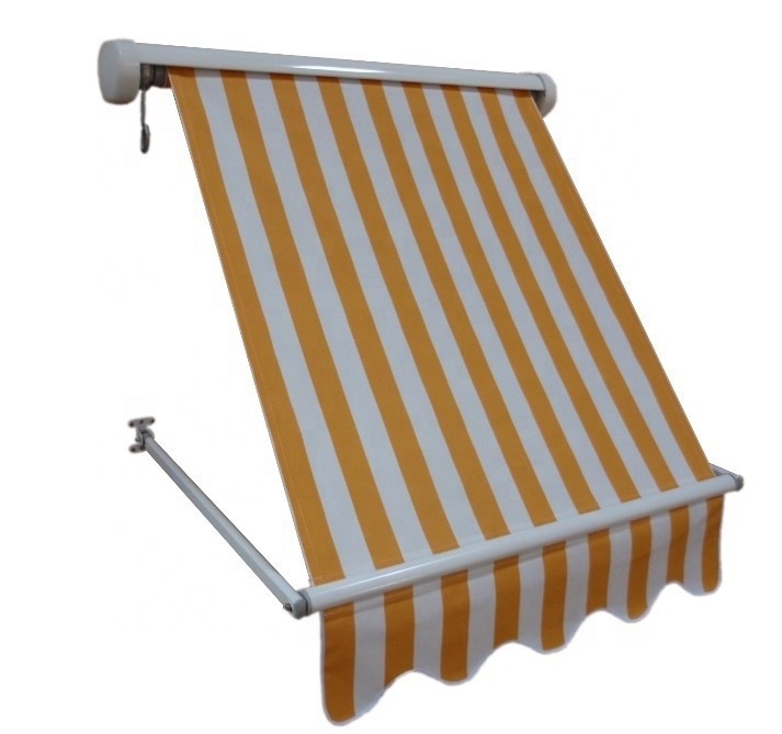 2*1,5m Swing Arm Tipo Parede de Sol Telhado com material de vela de poliéster