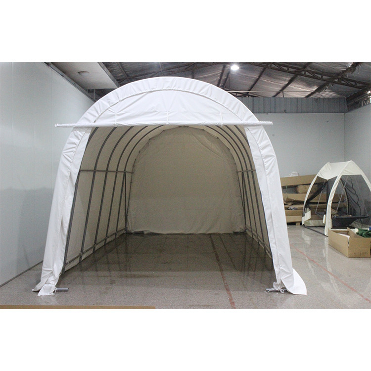 Portas de parede lateral removíveis 400*730*330cm Carport pesado para quintal e acampamento