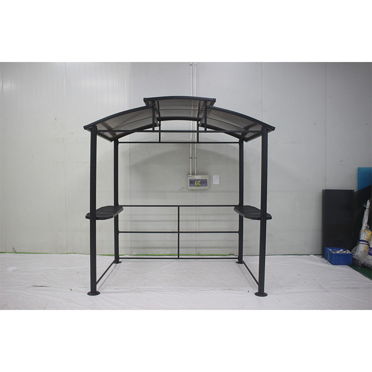 Tenda de pavilhão de churrasco de churrasqueira dobrável para abrigo ao ar livre Canopy 2.36 * 1.52 * 2.36M churrasco