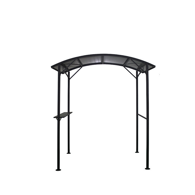 Hardtop BBQ Gazebo Pavilhão ao ar livre Tenda Quatro Cantos Pavilhão de telhado com Hardtop