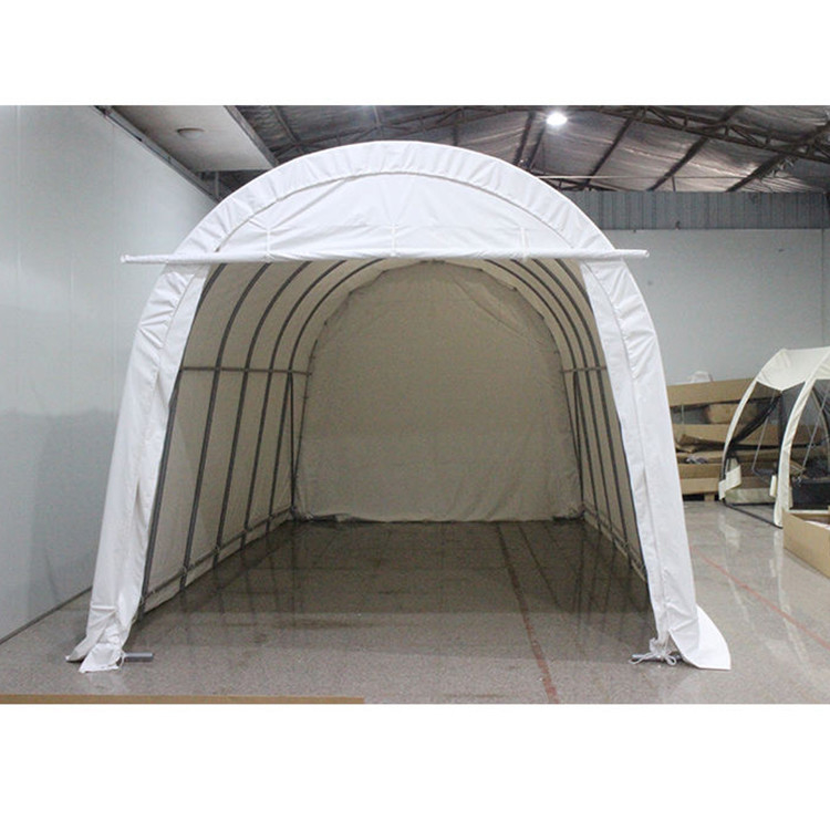 Paredes laterais removíveis Portas pesadas Carport para acampamento e quintal 400*730*330cm