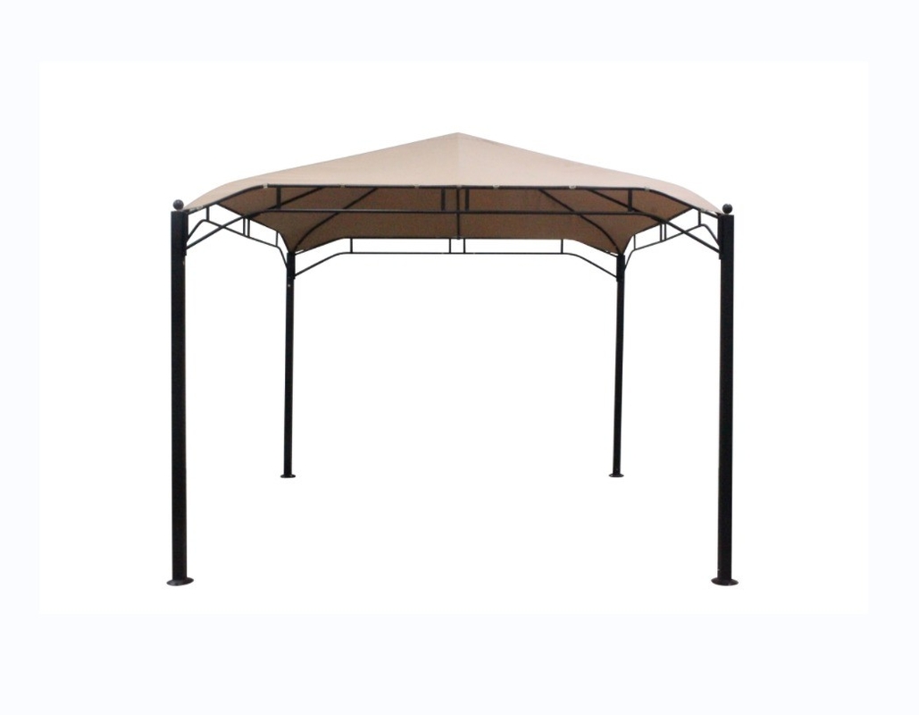 Canopy de jardim ao ar livre 2.95*2.95*2.7M Design redondo Patio Gazebo para festas ao ar livre