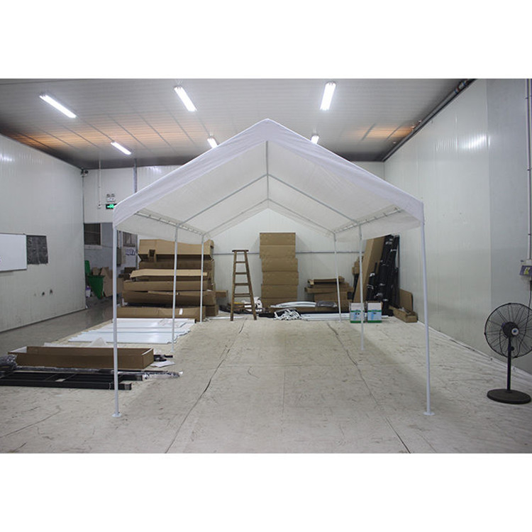 Armazém de armazenamento externo de estrutura de metal 3 x 6 pés Canopy para bicicleta Motor Shelter portátil