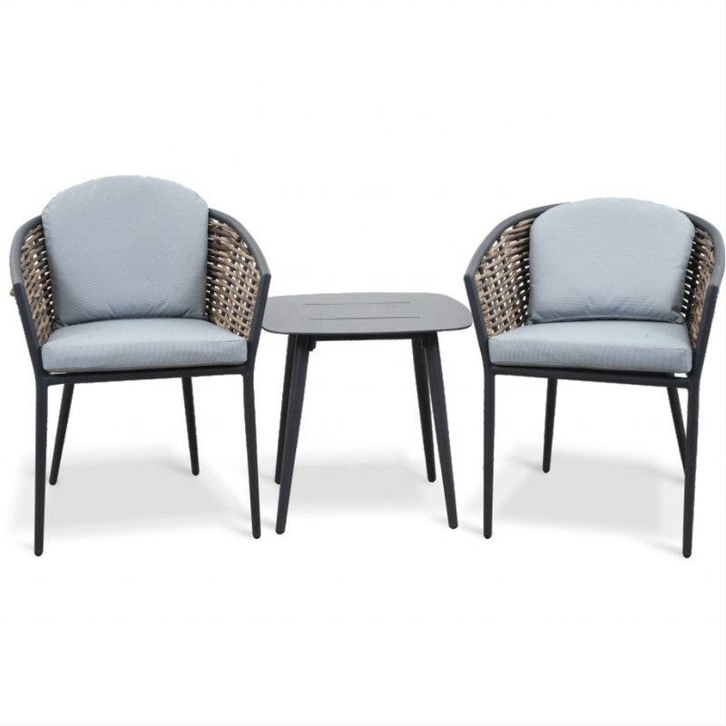 Conjunto de jardim ao ar livre Conjunto de sofá de rótão de alumínio Conjunto de mesa de luxo Conjunto de jantar