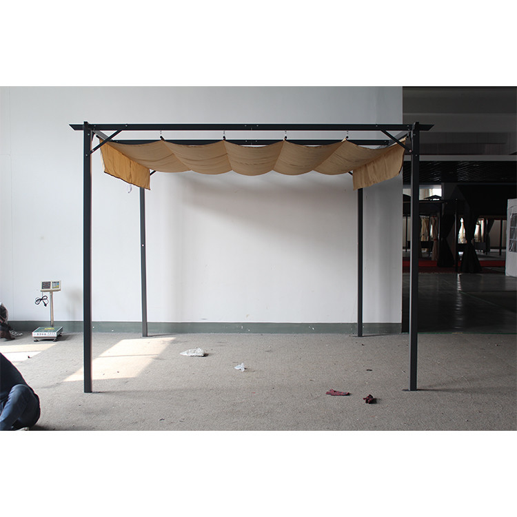 Canopy de pergola retrátil de alumínio para jardim
