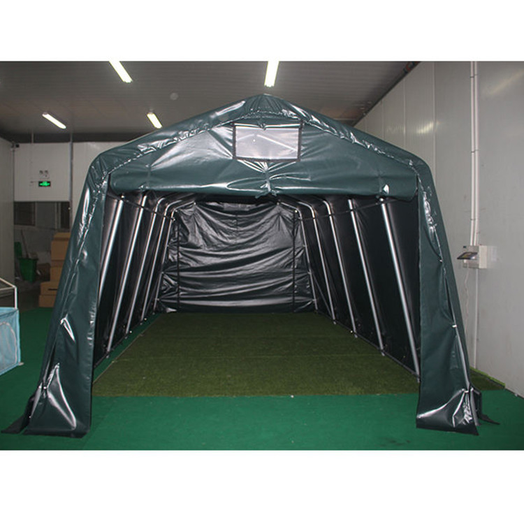 Tipo de metal Metal PVC dobrável Cachoeiro de bicicletas Cobertura de abrigo Armazenamento para Carport dobrável