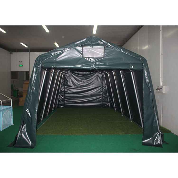 Não revestido PVC impermeável dobrável pesado grande armazém de armazenamento ao ar livre Carport domo
