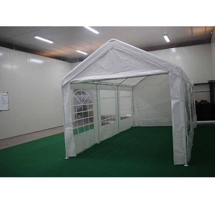 Carport externo 3X6M Churrasco de jardim com porta e janelas Madeira tratada sob pressão natural