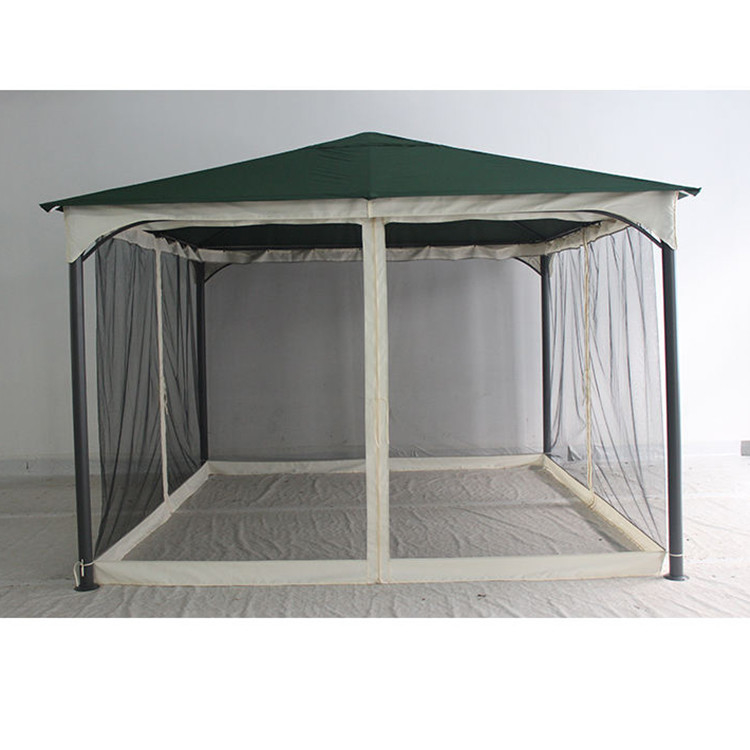 3.5*3.5*2.75M Galpão exterior de ferro com tubo de aço e revestimento de poliéster durável