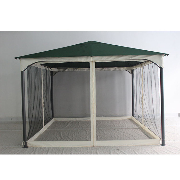 Tenda de acampamento dobrada com estrutura de aço de tipo metálico para jardim e pátio externo