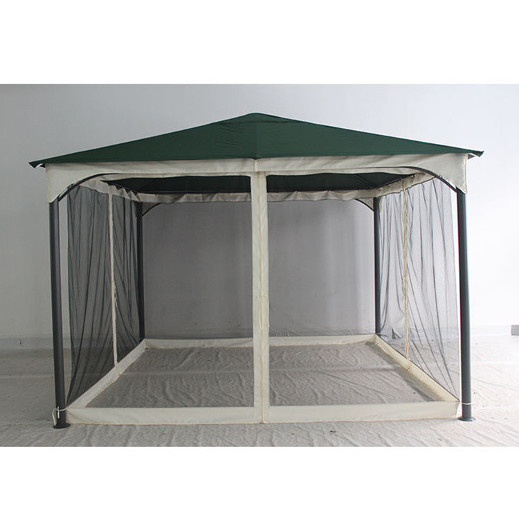 Área de abrigo para jardim ao ar livre Gazebo com mosquiteiro 3.5*3.5*2.75M Dimensões da festa