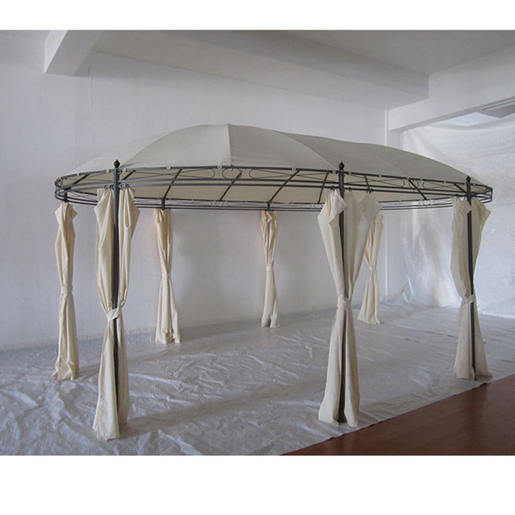PA revestido de cobertura de aço Quadro Set de Jardim 3.5 * 5.3 * 2.65M para festas de jardim ao ar livre