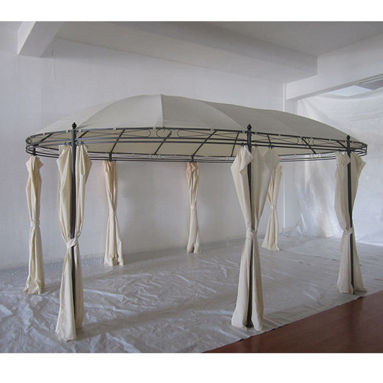 Gazebo de aço resistente 3.5*5.3M para pacotes ao ar livre Tamanho 204*38.5*22.5cm Design elegante