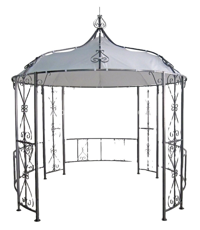Pergola de jardim de telhado único de 3*3*2,65m com luxo decorativo e arbor design