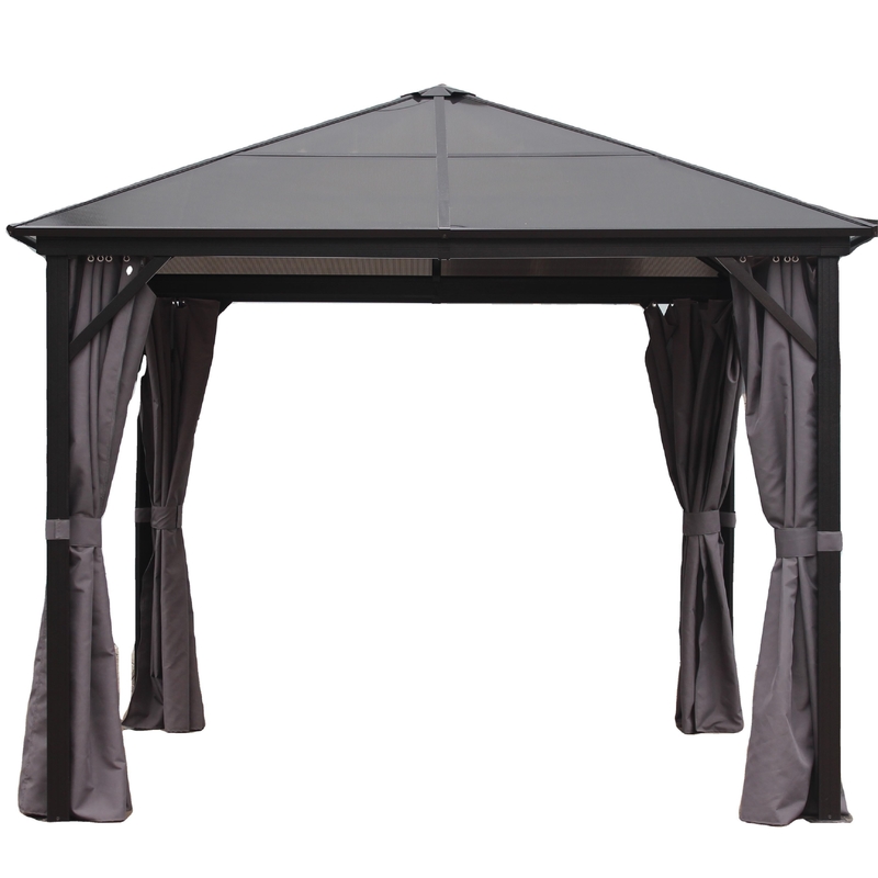 Água Protegida Alu Portátil Gazebo Tenda PC Board Outdoor Gazebo Canopy Shelter 3X3X2.6M